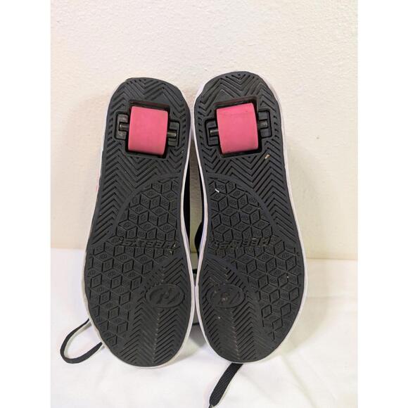 Heelys Men's 7 Women's 8.5 Black and Pink Roller Shoes with Extra Parts - Picture 5 of 7